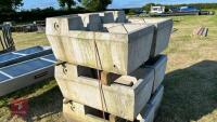 1 X 15 GALLON CONCRETE WATER TROUGH