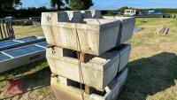 1 X 15 GALLON CONCRETE WATER TROUGH