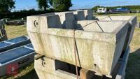 1 X 15 GALLON CONCRETE WATER TROUGH - 2