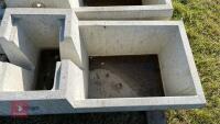 1 X 30 GALLON DOUBLE CONCRETE WATER TROUGH - 3