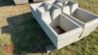 1 X 30 GALLON DOUBLE CONCRETE WATER TROUGH - 5