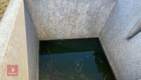 1 X 75 GALLON DOUBLE CONCRETE WATER TROUGH - 2