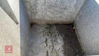 1 X 75 GALLON DOUBLE CONCRETE WATER TROUGH - 3