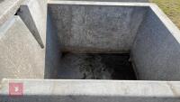 1 X 75 GALLON DOUBLE CONCRETE WATER TROUGH - 3