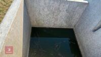 1 X 75 GALLON DOUBLE CONCRETE WATER TROUGH - 2