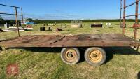 17' TWIN AXLE BALE TRAILER - 8