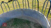 GALVANISED TOMBSTONE CATTLE FEEDER - 8