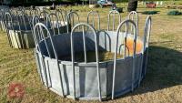 GALVANISED TOMBSTONE CATTLE FEEDER - 4