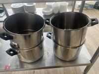 4 COOKING POTS