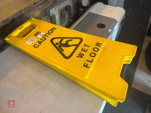 3 X WET FLOOR HAZARD SIGNS