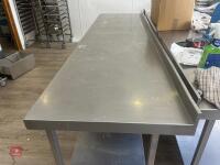 2.4M STAINLESS STEEL TABLE - 2