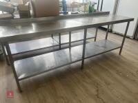 2.4M STAINLESS STEEL TABLE - 6