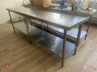 2.4M STAINLESS STEEL TABLE - 7