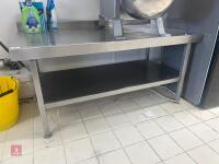 1.2M STAINLESS STEEL TABLE/UNIT