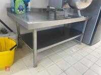 1.2M STAINLESS STEEL TABLE/UNIT - 3