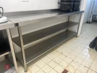 2.1M STAINLESS STEEL TABLE - 9