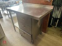 1M STAINLESS STEEL WORK UNIT - 4