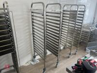 ADEXA STAINLESS STEEL CATERING TROLLEY - 2