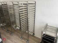 ADEXA STAINLESS STEEL CATERING TROLLEY - 2