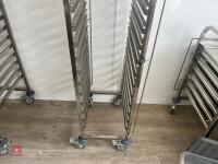 ADEXA STAINLESS STEEL CATERING TROLLEY - 5