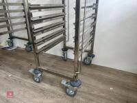 ADEXA STAINLESS STEEL CATERING TROLLEY - 6