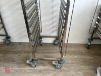 ADEXA STAINLESS STEEL CATERING TROLLEY - 7