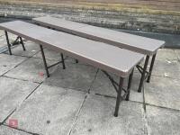 2 EXTERIOR BENCHES