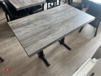 WOOD EFFECT DINING TABLE - 5