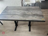 WOOD EFFECT DINING TABLE - 6