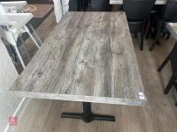 WOOD EFFECT DINING TABLE - 8