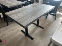 WOOD EFFECT DINING TABLE - 4