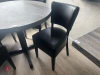 CIRCULAR DINING TABLE & 4 CHAIRS - 7