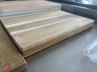 7 MIXED WOODEN CHOPPING BOARDS - 5