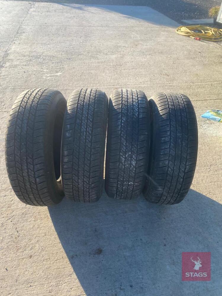 4 BRIDGESTONE 245/65 R17 TYRES