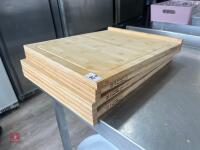 4 X CHOPPING/DRAINAGE BOARDS - 2