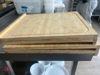 4 X CHOPPING/DRAINAGE BOARDS - 4