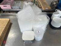 PLASTIC FOOD CONTAINERS - 6