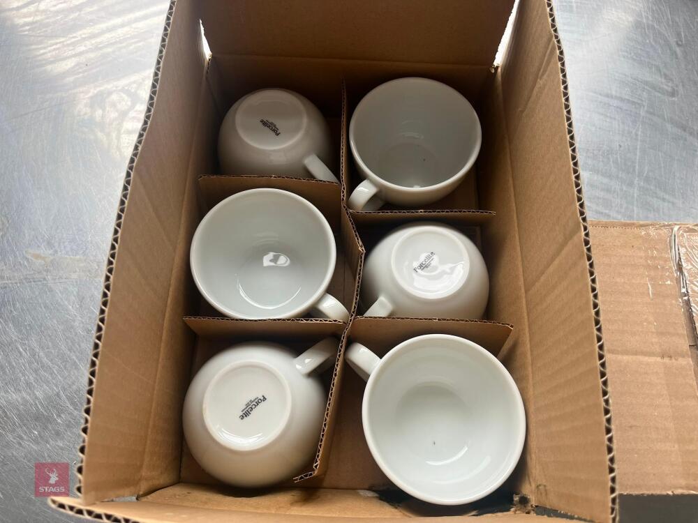 6 COFFEE CUPS & SAUCERS