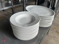 CREAM PLATES & BOWLS - 4