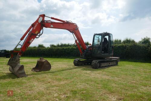 2011 HITACHI ZX85 8.5T EXCAVATOR