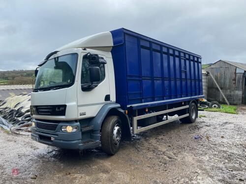 2012 DAF 2WD LF55 220 CATTLE LORRY