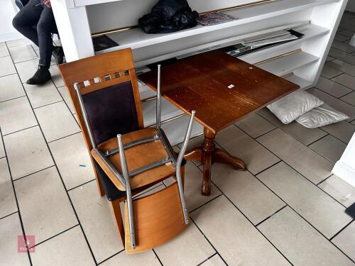 SQUARE TABLE & 2 CHAIRS