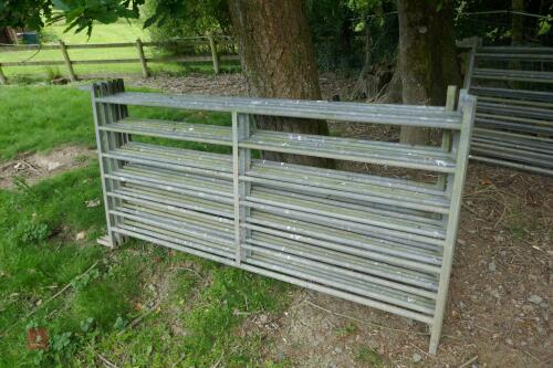 6 GALVANISED 6' SHEEP HURDLES