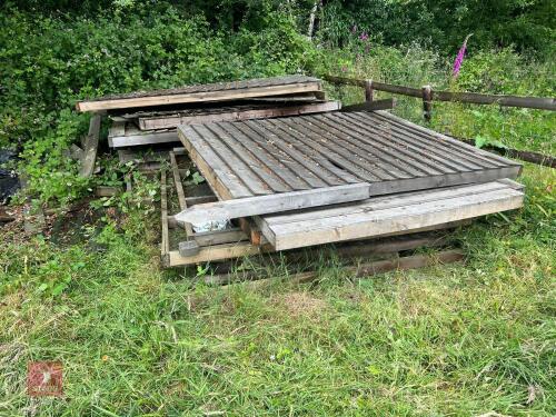 2 X 12' X 24' HORSE FIELD SHELTERS