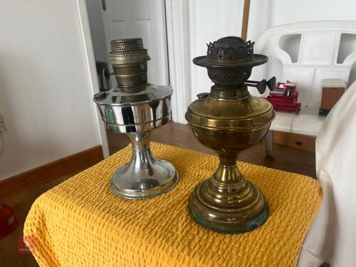 2 OIL LAMPS