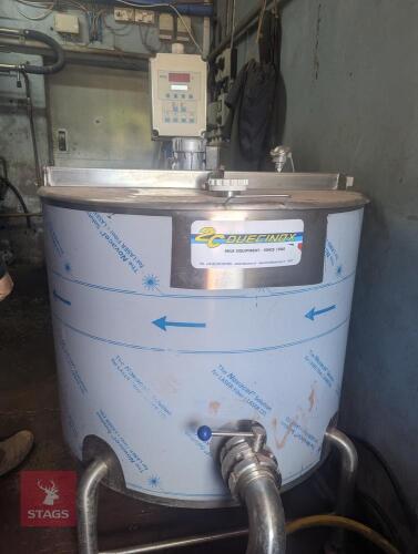 DUECINOX BATCH CALF MILK PASTEURISER