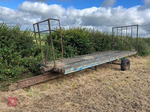 20' X 6' SINGLE AXLE BALE TRAILER