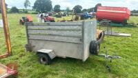 2.3M X 1.3M GALVANISED TRAILER - 4