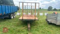 SINGLE AXLE TIPPING FLATBED BALE TRAILER - 2