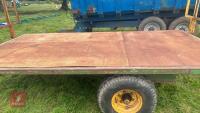 SINGLE AXLE TIPPING FLATBED BALE TRAILER - 13